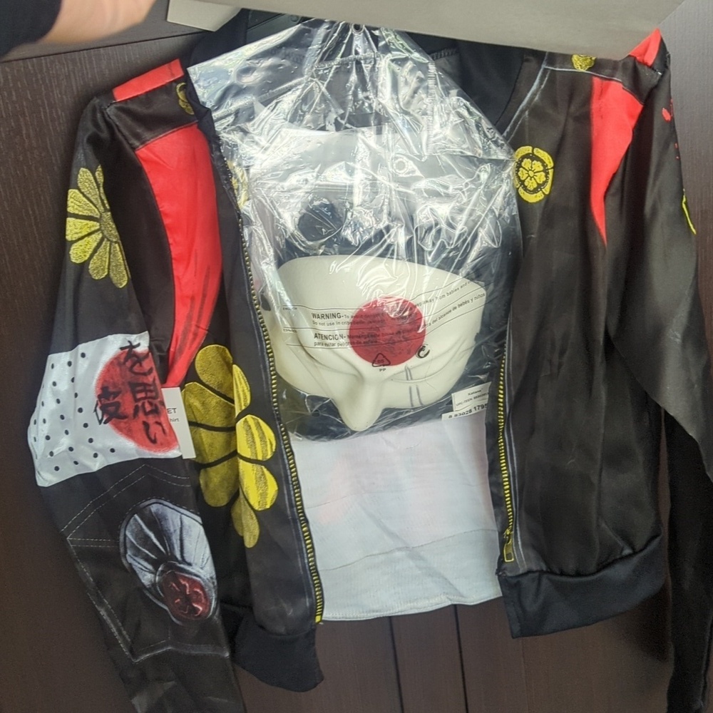Suicide squad Katana Costume for Teens - Black and Red 13-16 New - Picture 6 of 6